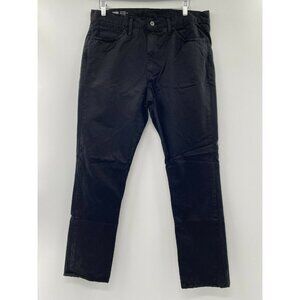 Pavvel Men's Bulldog Twill Full Jeans Black Slim Tapered Leg sz 34 Cotton NWOT